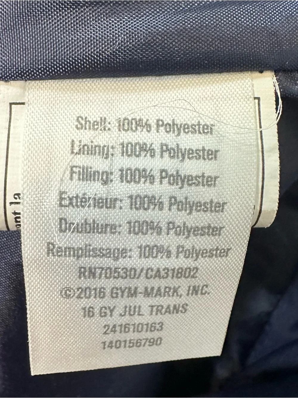 Gymboree Girls Navy Quilted Moto Jacket Size Medium